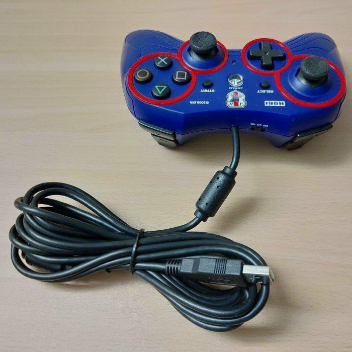 PS3 Hori Football Controller Pro.3 JFA 限定有線手把