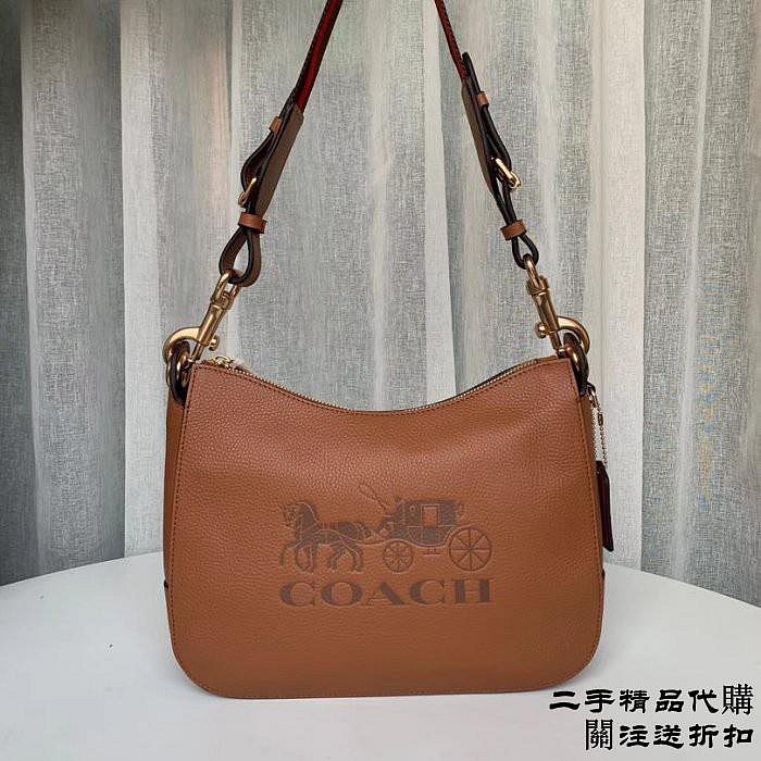 二手精品代購COACH 72702 美國代購女士月亮包 手提包 單肩包 超低直購