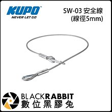 數位黑膠兔【 KUPO 中型鋼索 SW-03 線徑5mm】安全線 直徑5mm 長100 cm 安全承重50kg