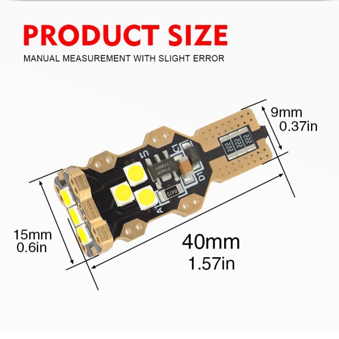 6000k  w5w t10 NeoLux LED Interior 白光 牌照燈 室內燈 Philips Osram