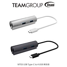 強尼拍賣~Team WT03 USB Type-C to 4 USB 轉接器