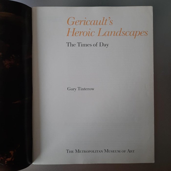 【快樂書屋】紐約大都會藝術博物館1990英文書刊期刊-Gericault's Heroic Landscapes: The Times of Day