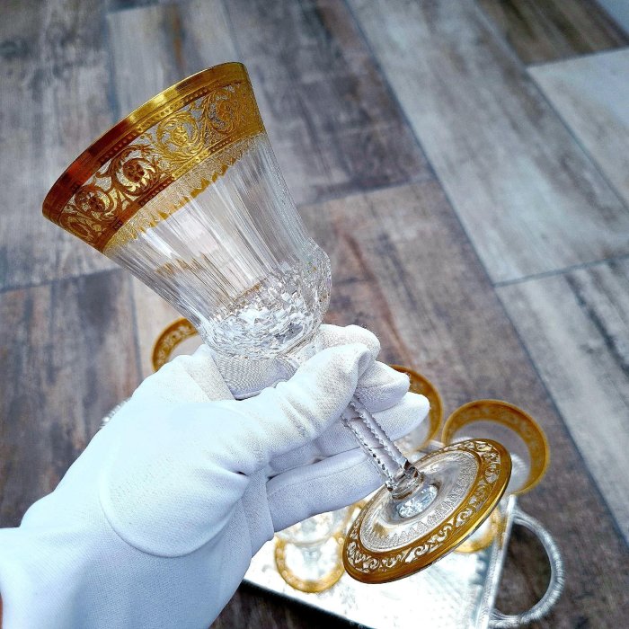 【現貨】法國圣路易Saint Louis水晶玻璃酒杯薊花系列