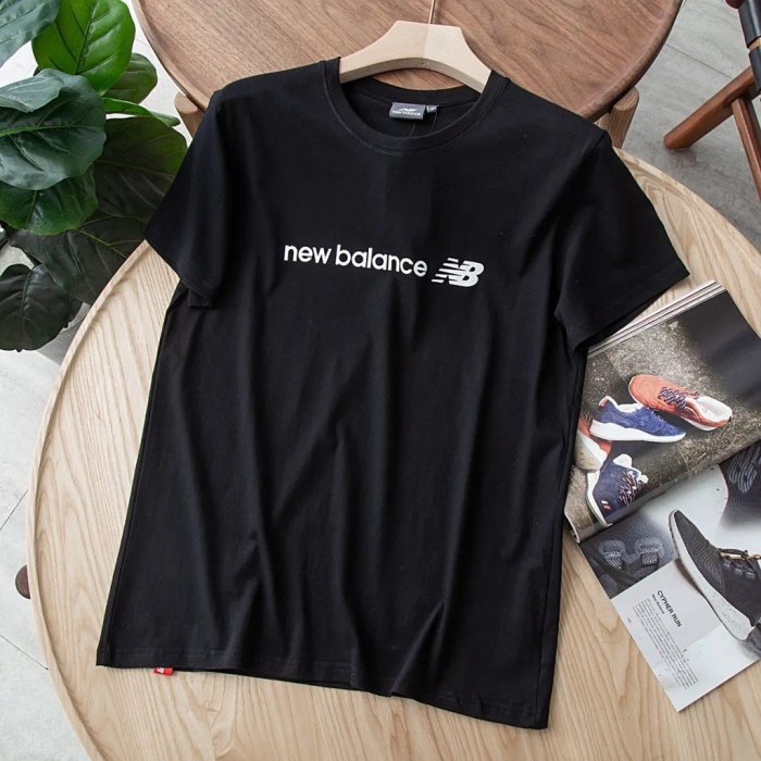 現貨熱銷-NEW BALANCE/紐巴倫短袖上衣男女圓領經典短袖T恤情侶上衣