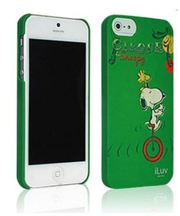 平廣 iLuv Snoopy 史努比 蘋果APPLE iPhone 5 5S iPhone5S 綠色 手機 背蓋 手機殼