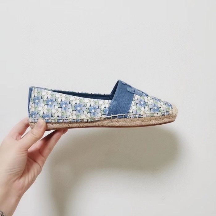 ╭☆包媽子店☆Tory burch Espadrille 漁夫鞋草編底全新特價((3款))