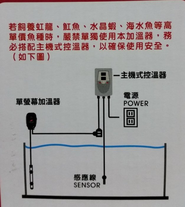 大希水族~KD智慧型單螢幕控溫器300W