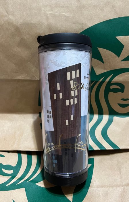 Starbucks星巴克~日本 六本木8週年回憶杯/隨行杯☆12oz~全新~只有一個～貨在台北