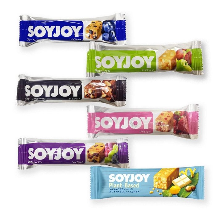 {多件優惠}SOYJOY 大豆營養棒 (巧克力/葡萄/草莓/藍莓/蘋果/白巧克力夏威夷豆) 30g/條 *雯子館*