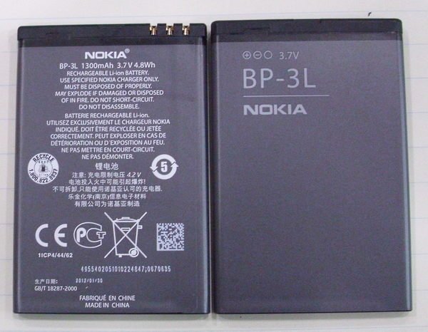 NOKIA原廠電池 (BP-3L) Lumia 710 Lumia 603 Lumia 610 Lumia 510 1300mAh