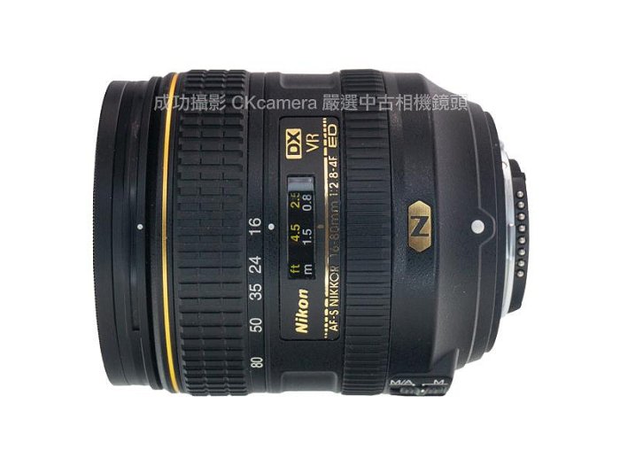 成功攝影 Nikon AF-S DX 16-80mm F2.8-4 E ED VR 中古二手 旅遊 防手震 APS-C標準變焦鏡 保固七天 16-80