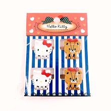 日本三麗鷗立體Hello Kitty 小抓夾髮飾