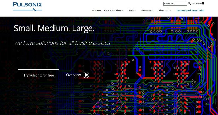 免費試用 PULSONIX, PCB CAD 設計軟件.  強大 直覺 省錢.