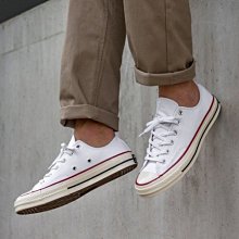 刷卡 Converse All Star 1970 白低 男女 帆布鞋 復古 奶油頭底 162065C 25.5CM