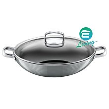 【易油網】WMF 炒鍋+透明鍋蓋 36cm 不鏽鋼 LE CREUSET #21 3720 4541