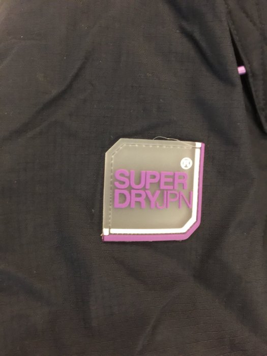 Superdry 極度乾燥 深藍/紫字 現貨 防風 外套 夾克 全新真品