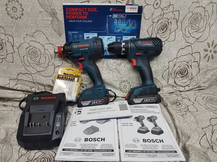 Bosch Gdx180-li 衝擊起子 板手 GDR180 電鑽 2.0 18V 雙電池  送雙頭起子 非 dcf887 Dtd171