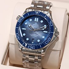 OMEGA 21030422003003 藍海馬300 Summer Blue 歐米茄 陶瓷圈 手錶 機械錶 42mm