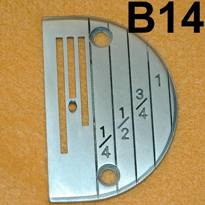 工業縫紉機針板 Juki 兄弟 勝家 B14 B16 B 銀色 b16 Y361plate01