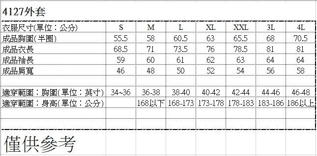 PAUL SAILING保羅帆船4127風衣外套工作夾克作業員夾克工廠夾克防風夾克休閒夾克制服團購網