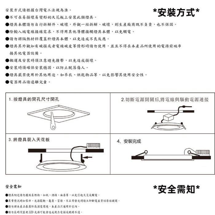 (促銷商品)CNS認證 LED崁燈 7珠 投射燈組 德國歐司朗燈珠 9.5cm崁孔 厚度3.5cm可調角度 附快速接頭