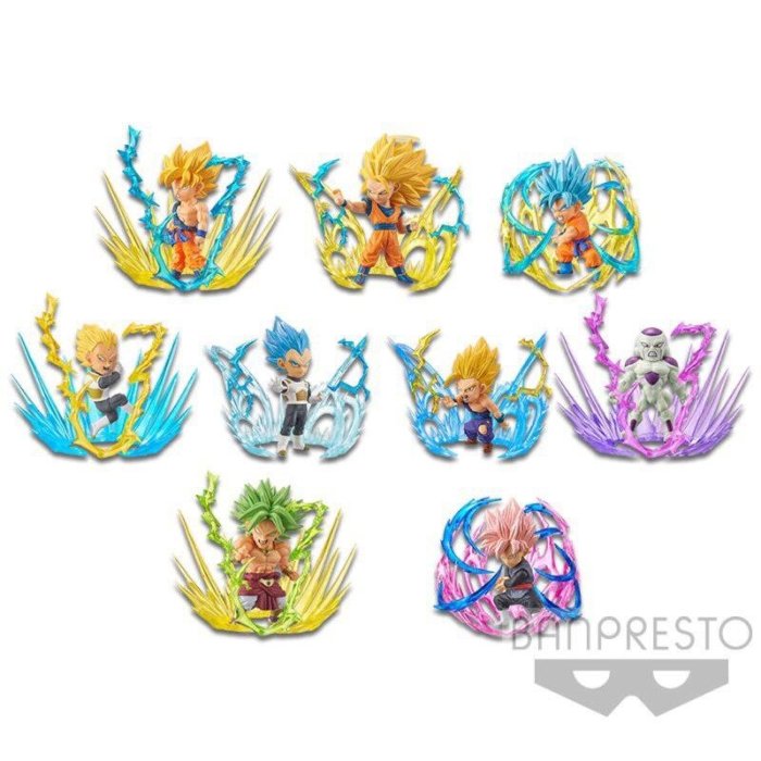 BANPRESTO 七龍珠 WCF Burst 全9種 景品 全套9盒 超級賽亞人