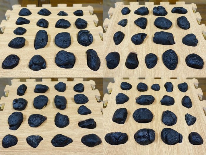 §能量礦石§ 菲律賓隕石RIZALITE Tektite泰國隕石玻璃隕石健康步道04號 腳底按摩墊1199g
