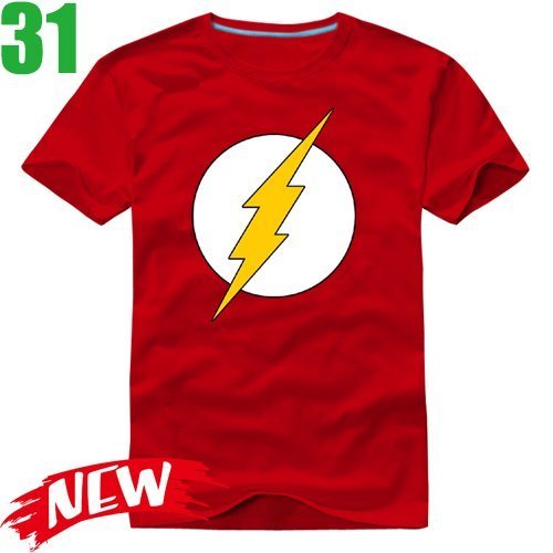 【閃電俠 The Flash】短袖超級英雄系列T恤(共6種顏色可供選購) 任選4件以上每件400元免運費!【賣場二】