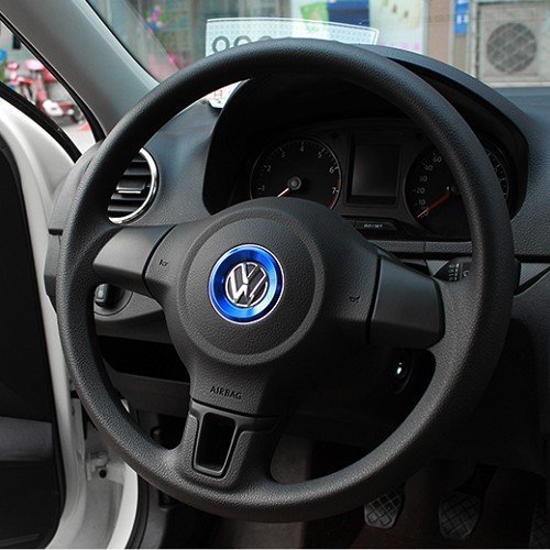 vw 方向盤 logo裝飾貼 golf 6 7 cc polo passat tiguan jetta bora 沂軒精品