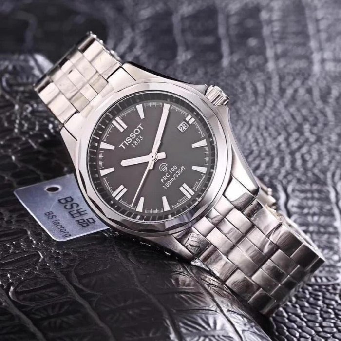 熱銷特惠 店家實拍天梭【TISSOT】全新真品PRC100系列​ 機械男錶 簡約男士三針機械腕錶 原裝龍頭.不鏽鋼自動上鏈明星同款 大牌手錶 經典爆款