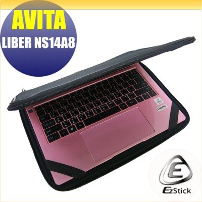 【Ezstick】 AVITA LIBER NS14 A8 三合一超值防震包組 筆電包 組 (13W-S)