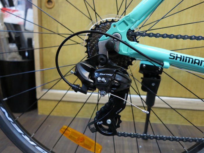 【冠鑫自行車】MINGREN 榮耀 SHIMANO 24速 鋁合金 700c 平把 公路車 通勤/休閒 馬卡龍綠 高雄