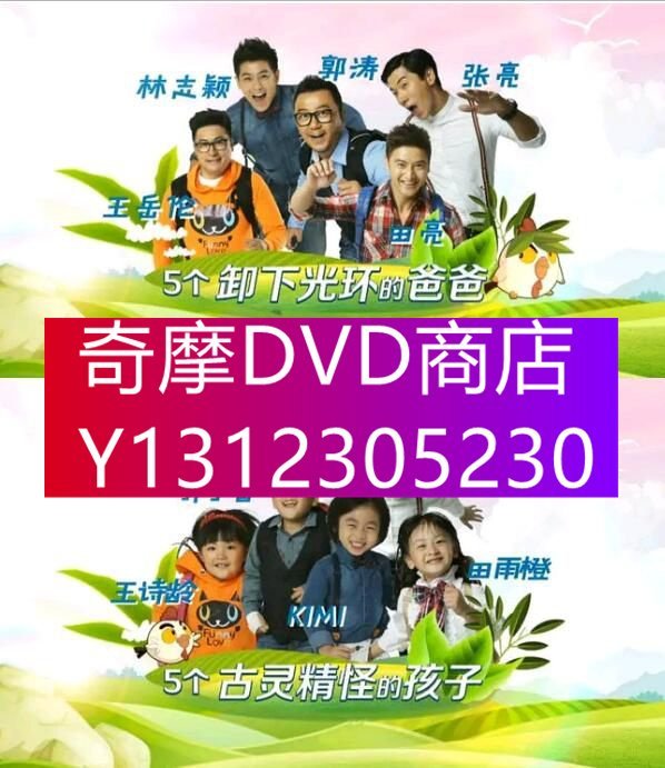 DVD專賣 2013大陸劇 爸爸去哪兒 第一季/爸爸！我們去哪兒？ 林志穎/小小志 國語中字 6碟