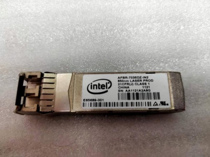 Intel AFBR-703SDZ-IN2 1000BASE-SX 10Gb Ethernet SFP 收發器