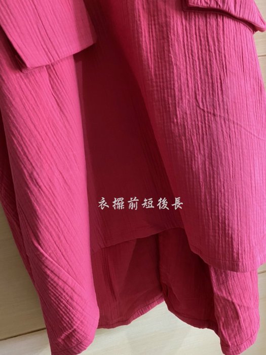 【荷湘田】秋冬--台灣製厚棉雙口袋寬鬆簡約連衣裙連身裙