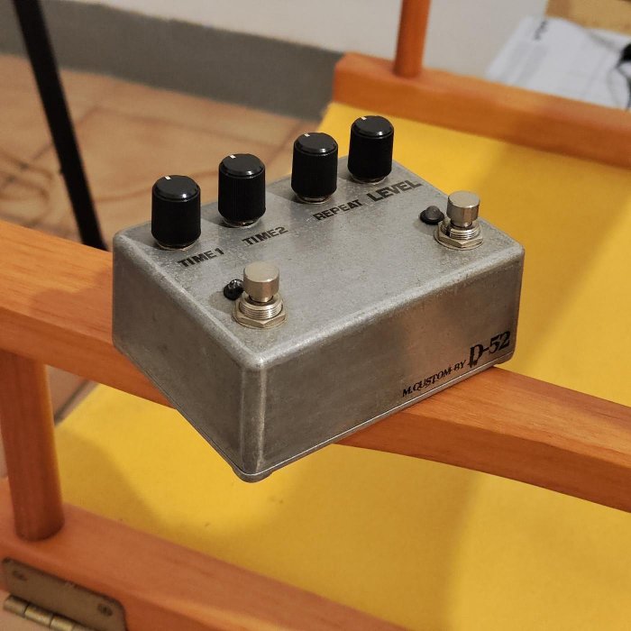 D-52 dual times delay effect pedal stomp box fx 數位 仿 類比 底類 回聲 殘響 延遲 效果器 電 吉他 貝斯