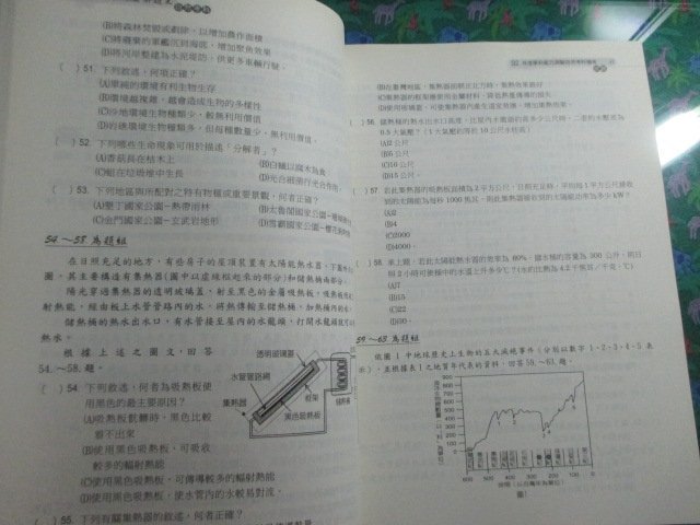 【鑽石城二手書】高中參考書 102升大學學測測驗 解題王 自然考科 鶴立出版  沒寫