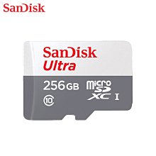 SANDISK 256G ULTRA micro SDXC UHS-I 記憶卡 (SD-SQUNR-G3-256G)