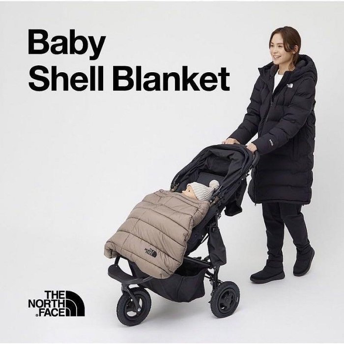 全新現貨 THE NORTH FACE TNF Baby Shell Blanket 日版 北面 嬰兒 保暖毯 包巾