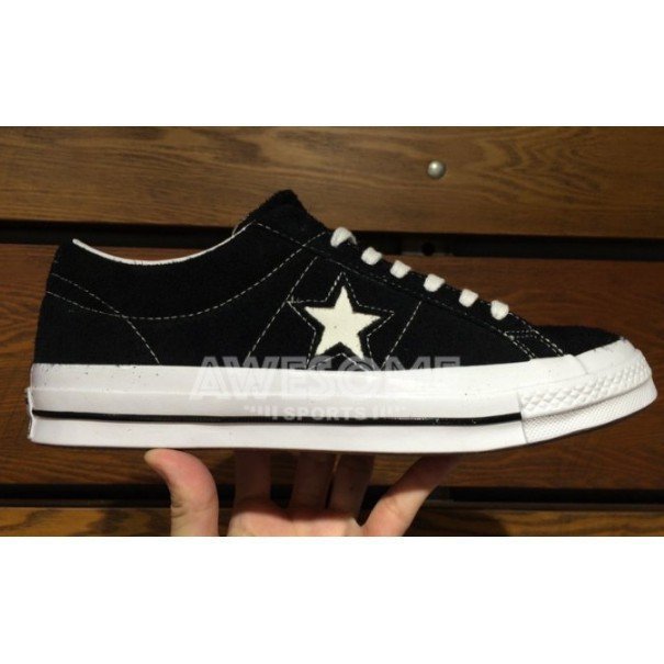 【正品】CONVERSE ONE STAR OX 1970 黑白 三星標 紅盒 休閒 運動鞋 男女鞋 158369C