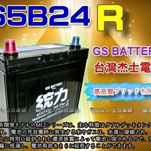 【中壢電池】65B24R GS電瓶 加強型 統力 汽車電池 本田 豐田 福特 裕隆 鈴木 SX4 SWIFT JIMNY