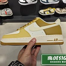 南????2024 3月 NIKE Air Force 1 '07 運動 休閒 復古 經典 男款 白黃 FZ4034-716