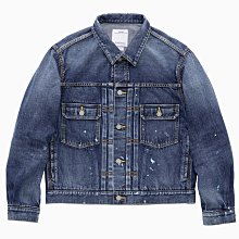 【日貨代購CITY】23SS VISVIM SS 101 JKT DMGD-1010 13oz 寬版 牛仔 外套 潑漆