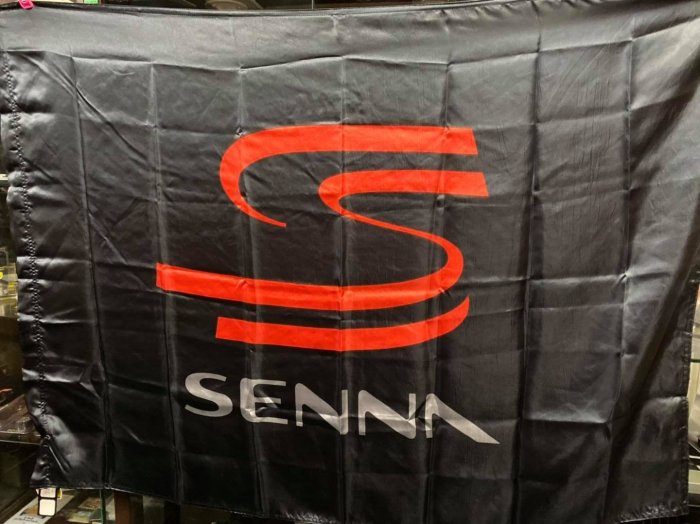 Ayrton Senna洗拿 SS 商標旗