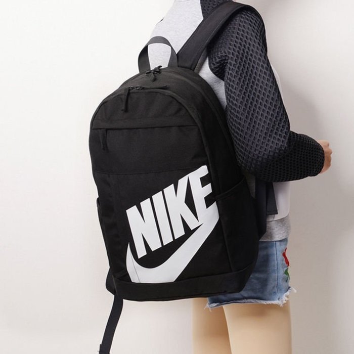 【熱賣精選】Nike後背包新款霧霾藍書包女學生韓版純色休閒運動雙肩包百搭旅行背包40376