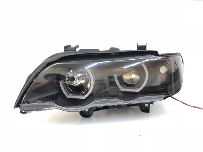 合豐源 車燈 E53 X5 大燈 頭燈 LED 導光 光圈 天使眼 3D 98 99 00 01 02 03 年 魚眼