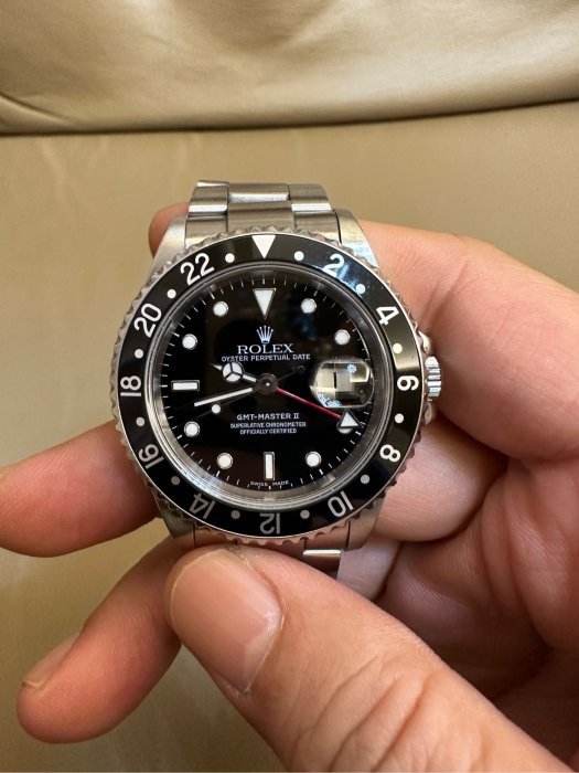 鋼鐵錶棧ROLEX勞力士16710GMT一手錶