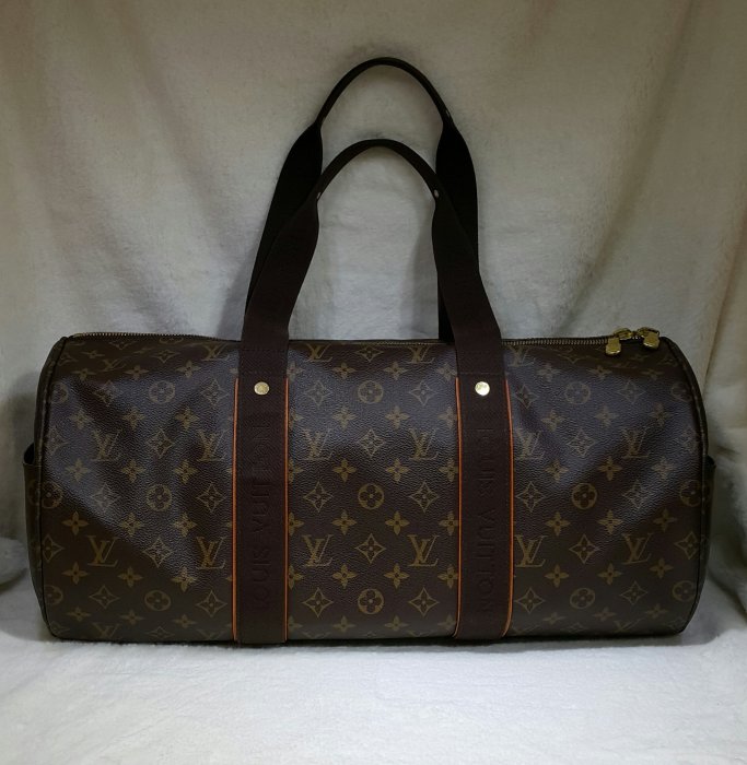 *旺角名店* LV ㊣ M97036 經典字紋 手提圓筒包 旅行袋 KEEPALL50