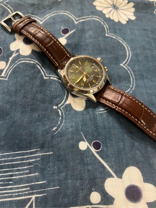 【售出留念】Seiko 精工 SARB017 綠色面盤 登山者 絕版美品 錶帶全新未使用