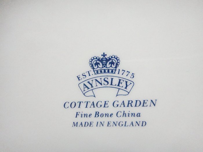 小 西 洋 ☪ ¸¸.•*´¯` 英國製Aynsley安茲麗Cottage Garden系列奶咖啡壺/茶壺